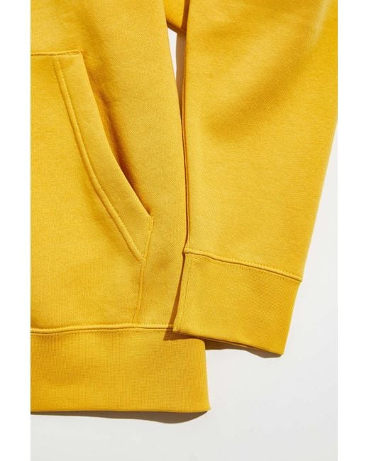 yellow nike fleece hoodie