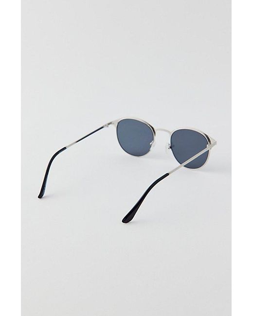 Urban Outfitters Brown Uo Essential Metal Half-Frame Sunglasses