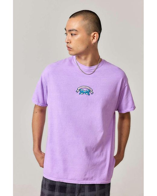 Urban Outfitters Purple Uo Lilac Idgas T-shirt for men