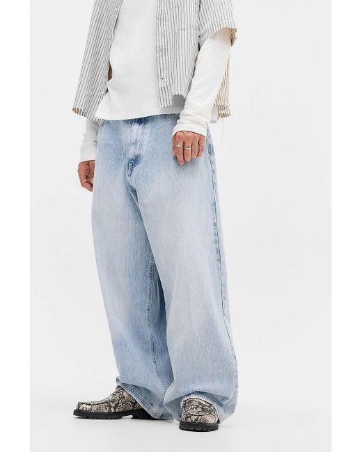 Jaded London Blue Sapphire Xl Colossus Jeans for men