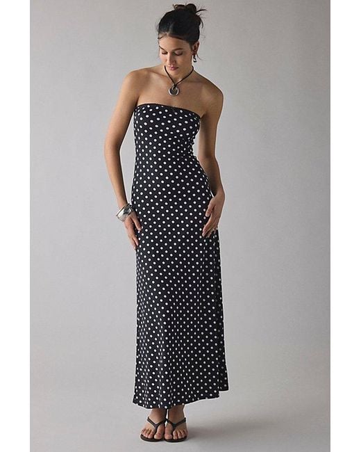 chinese dress ladies Two Tone Knit Maxi Dress main image 1
