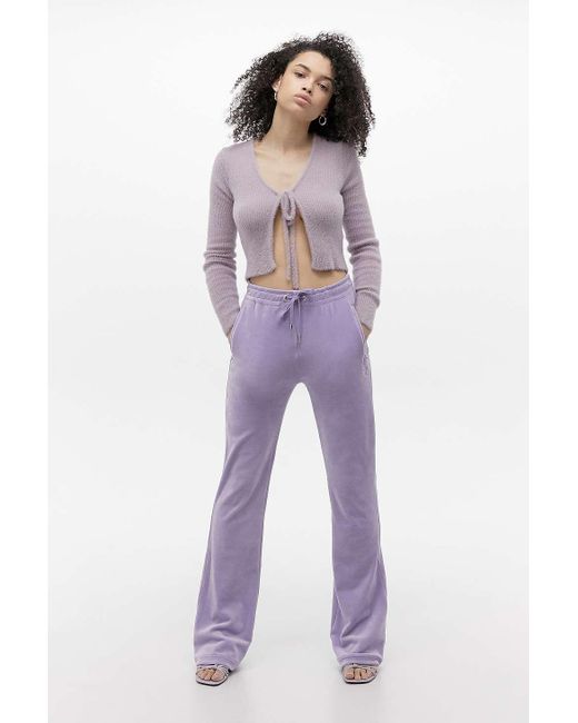 Juicy Couture Purple Uo Exclusive Lilac Flare Joggers