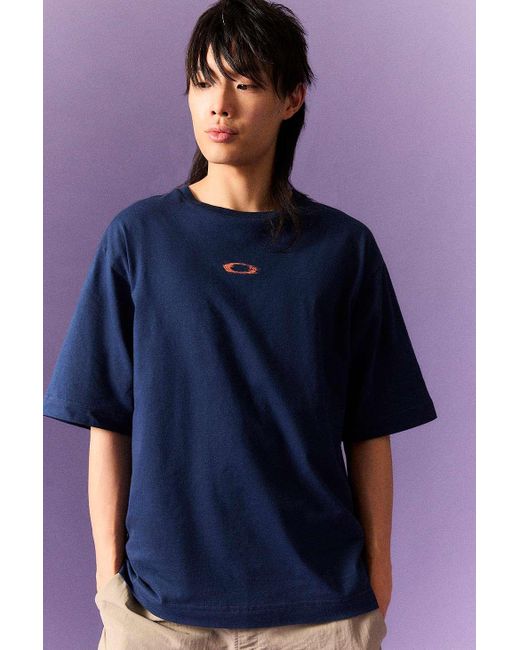 Oakley Blue Uo Exclusive Navy Surf Ellipse T-shirt for men
