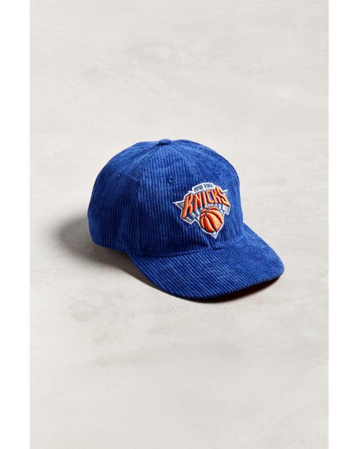 York Knicks Retro Corduroy Snapback Hat 