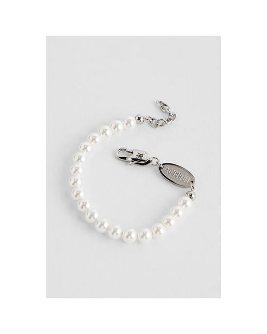 Ed Hardy White Cream Pearl Bracelet