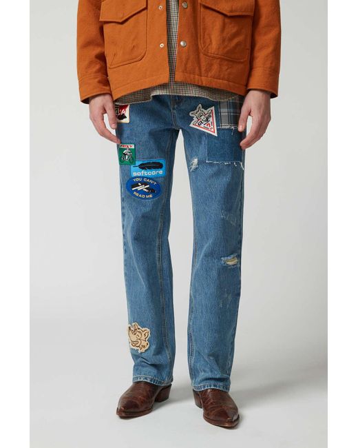 Guess Blue X Market Patch Jean In Tinted Denim,at Urban Outfitters for men