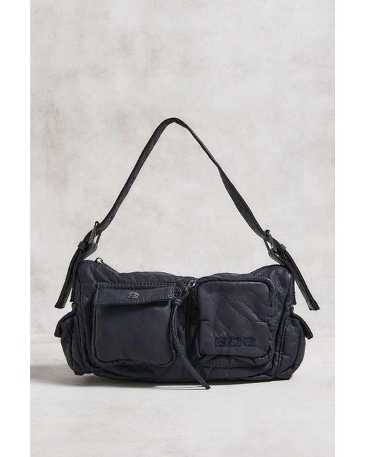 BDG Black Amelia Faux Leather Pocket Bag