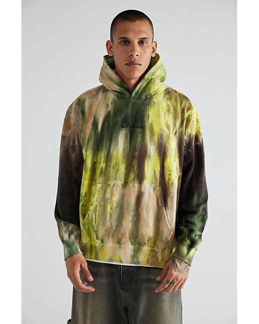 Teddy Fresh Ice Dye Hoodie Sweatshirt in Green for Men Lyst