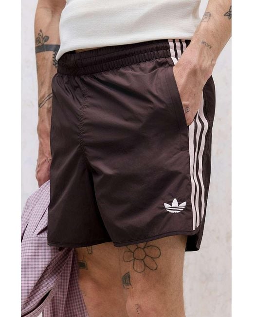 Adidas Brown Originals Coffee Aurora Sprinter Shorts for men