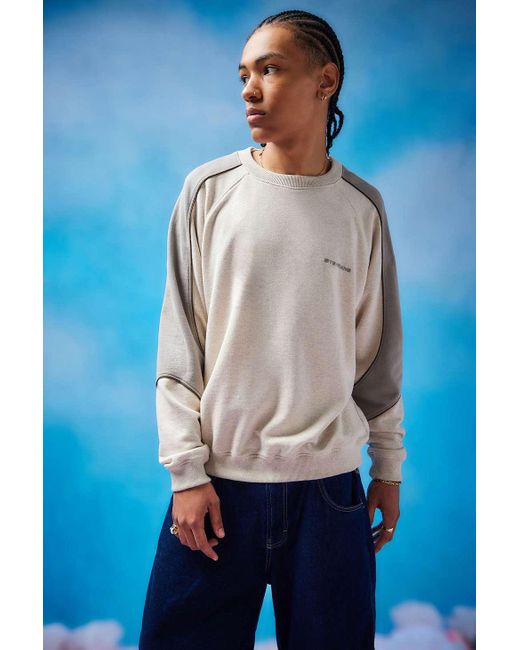 Champion panel cheap crew sweatshirt