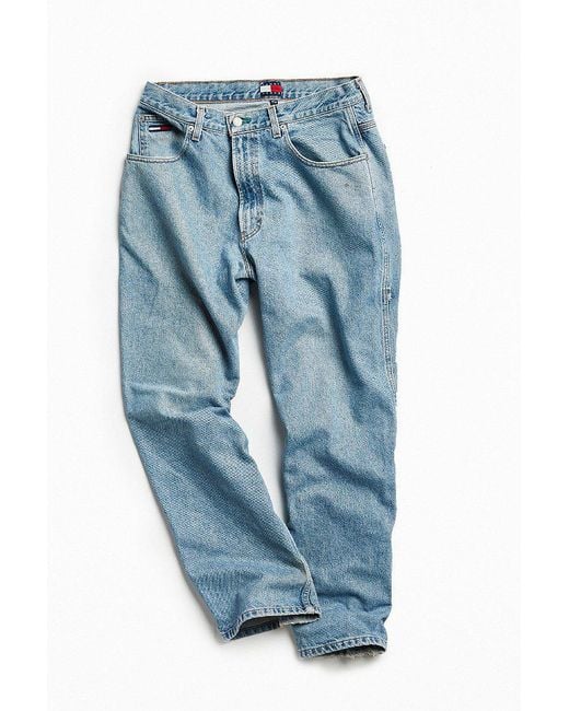 Urban Outfitters Vintage Tommy Hilfiger Light Stonewash Carpenter Baggy Jean  in Blue for Men | Lyst Canada