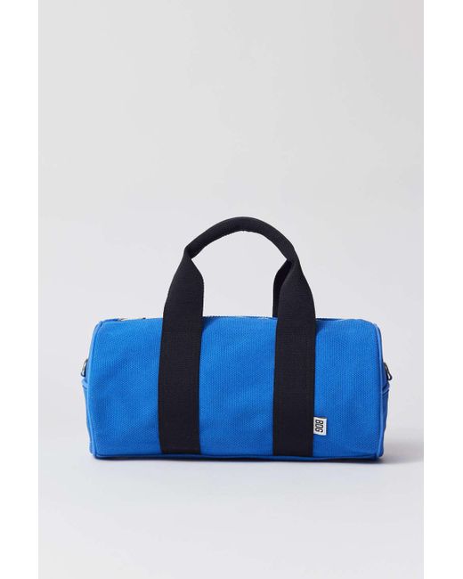 BDG Blue Canvas Barrel Bag