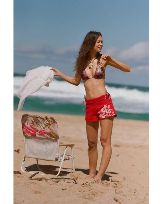 Roxy Blue Uo Exclusive Micro Shorts