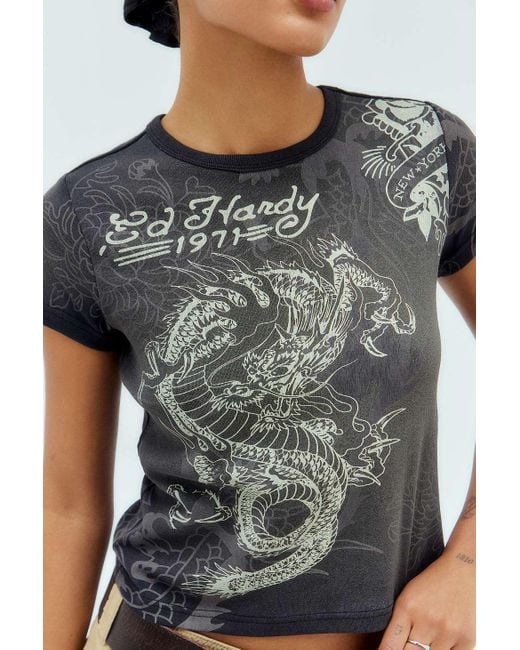Ed Hardy Multicolor Dragon Print Baby T-shirt
