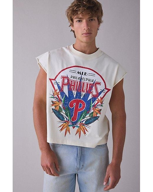 Pro Standard MLB Phillies Tシャツ S Pro Standard Mlb Philadelphia Phillies Paradise Graphic Muscle Tee