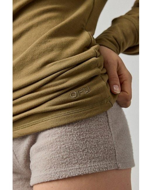 Out From Under Green Soft Serve Double-V Long Sleeve Top