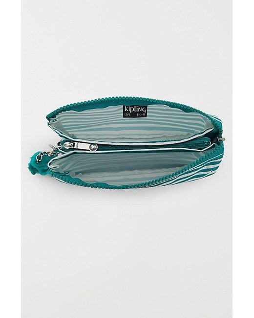 Kipling Green Creativity Printed Pouch
