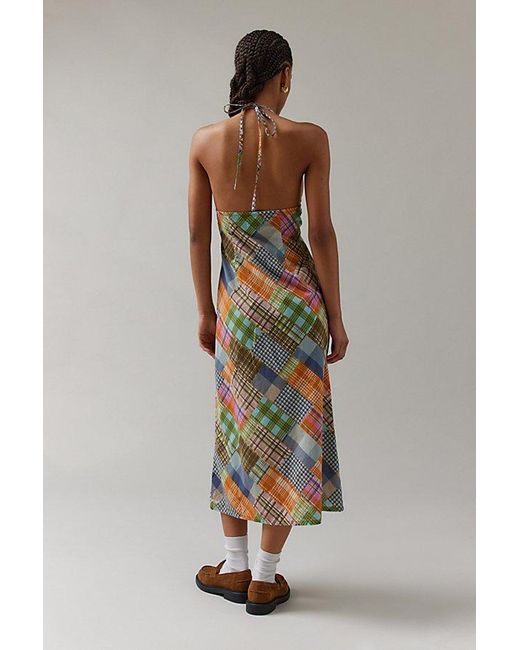 BDG Multicolor Danny Madras Halter Dress