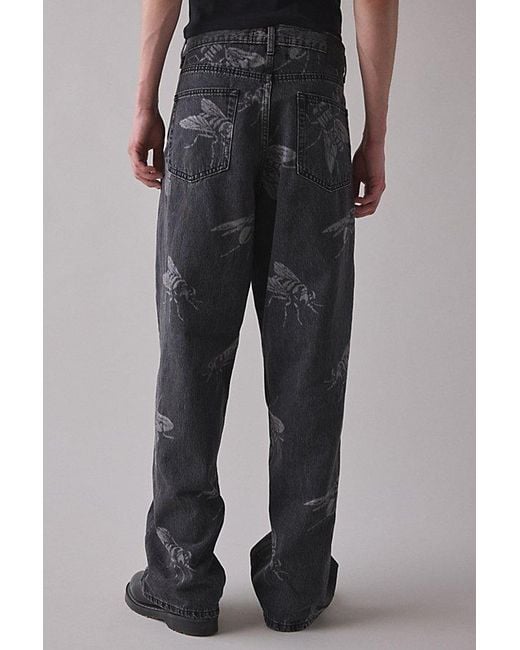 BDG Multicolor Nitro Fly Print Baggy Fit Jean for men