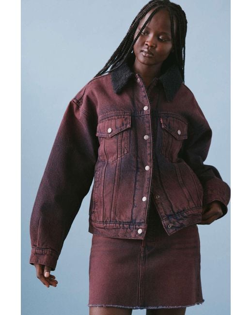 Levi's cropped denim trucker deals jacket