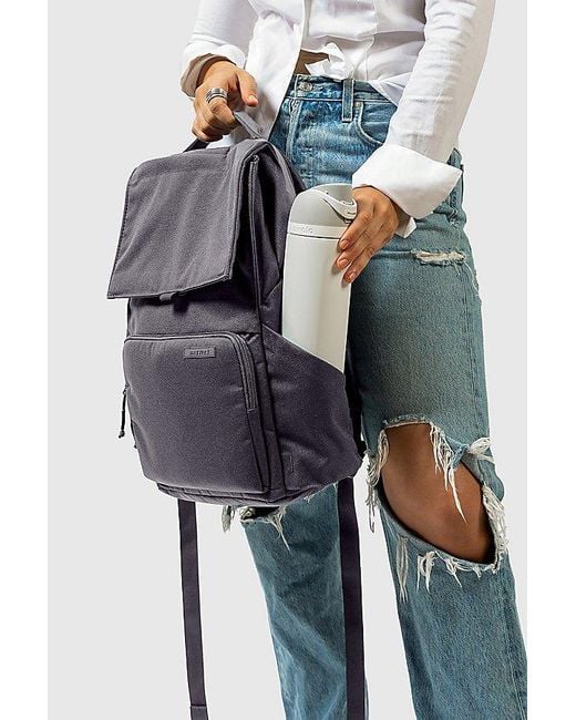 Brevite Gray Daily Recycled Backpack for men