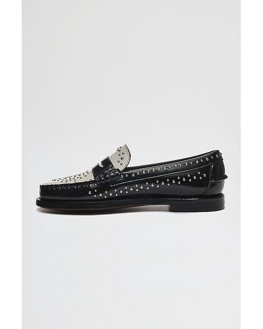Sebago Black Dan Studs Loafer
