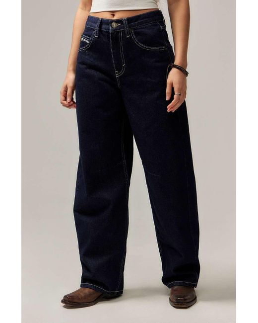 Urban Outfitters Blue Bdg Logan Twisted Seam Boyfriend Jeans
