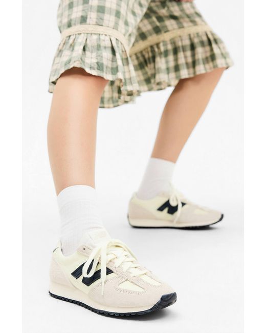 New Balance White Cream 471 Trainers
