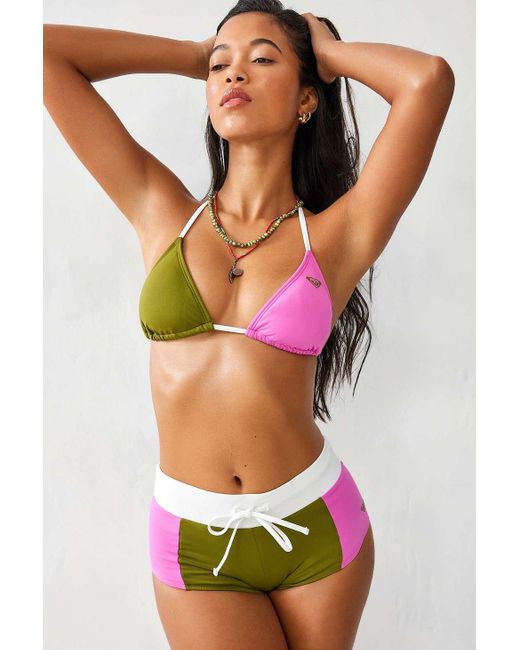 Roxy Green X Out From Under Tiki Triangle Bikini Top