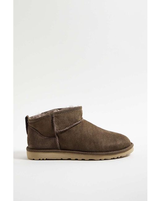 Ugg Brown Hickory Ultra Mini Classic Boots for men
