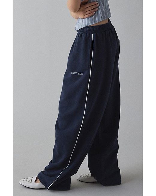 iets frans Blue Iets Frans. Iets Frans… Harri Wide Leg Jogger Pant