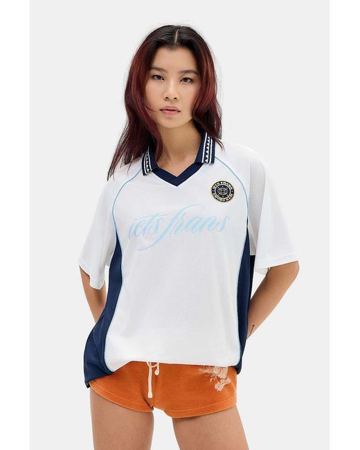 iets frans White Boyfriend Football T-shirt