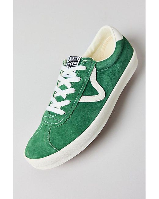 Vans Green Sport Low Suede Sneaker for men