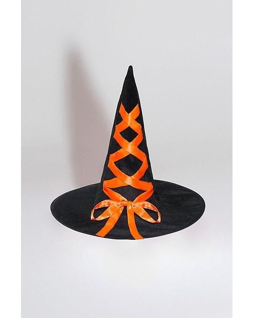 Toynk Orange Halloween Witch Hat