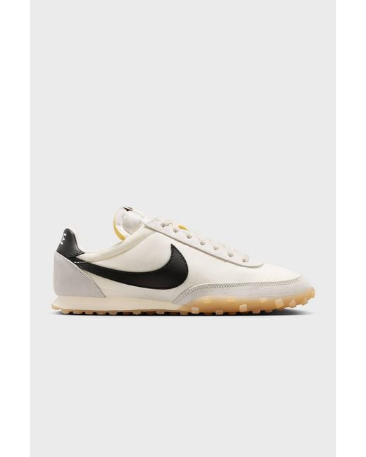 Nike White Ecru Waffle Racer Trainers for men