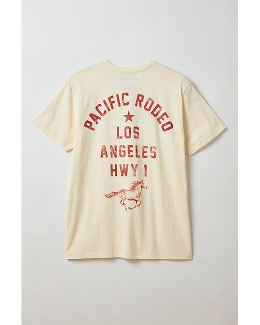Urban Outfitters Natural Western Rodeo La Graphic Tee for men