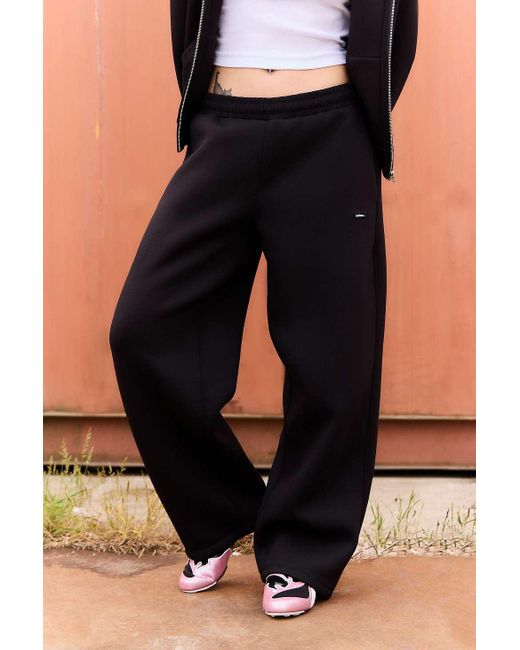 iets frans Black Stan Scuba Straight Leg Joggers