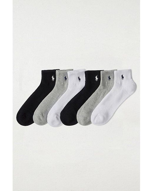 Polo Ralph Lauren Multicolor Casual Quarter Sock 6-Pack for men