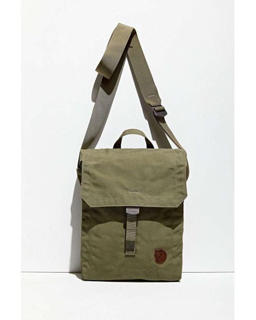 Fjallraven Green Fjallraven Foldsack No. 3 Crossbody Bag for men