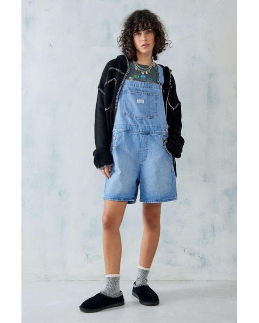 Levi dungaree shorts 2025