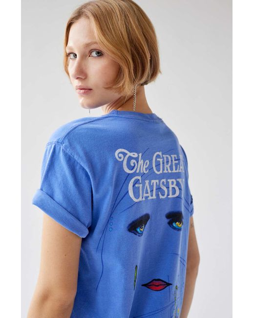 Urban Outfitters The Great Gatsby Graphic Tee in Blue Lyst