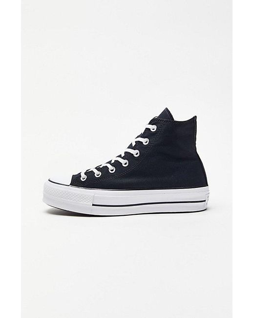 Converse White Chuck Taylor All Star Canvas Platform High-Top Sneaker