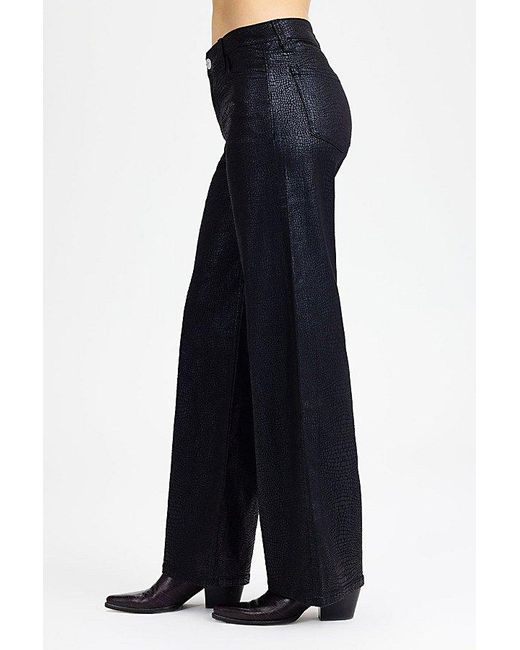 Miss Me Blue Pia Python Wide Leg Jeans