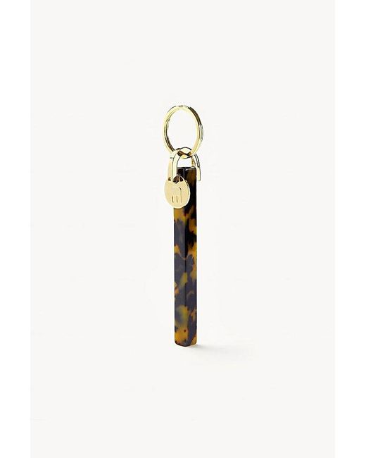 Machete Metallic Bar Keychain