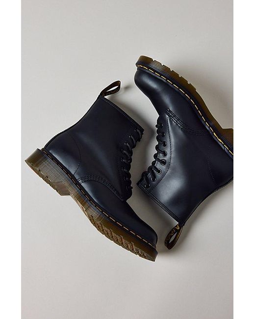 Dr. Martens Black 1460 Smooth Leather Lace Up Boot