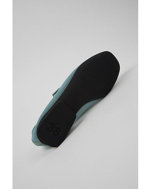 Camper Green Casi Mesh Mary Jane Flats