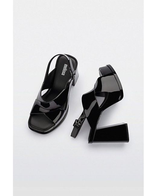 Melissa Black Dance Jelly Platform Heel