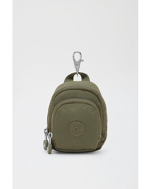 Kipling Black Seoul Mini Backpack Keychain