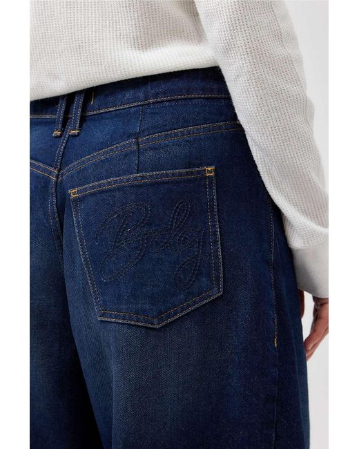BDG Renae Indigo Barrel Jeans in Blue Lyst UK