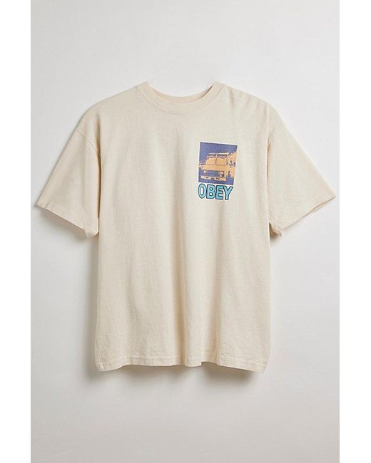 Obey Blue Endless Summer Tee for men
